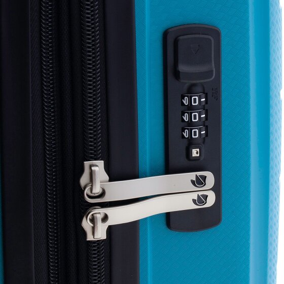 Gladiator 1700 4 roulettes Trolley de cabine 55 cm avec soufflet d'extension