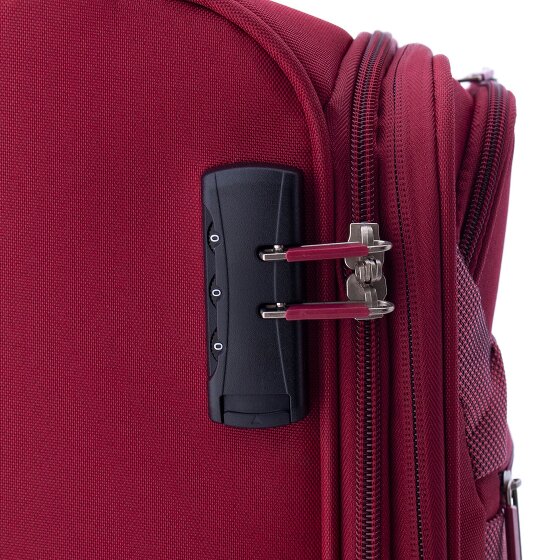 Gladiator 2000 4 roulettes Trolley de cabine 55 cm avec soufflet d'extension