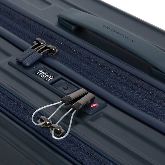 Piquadro PQ-Light 4 roues Valise cabine M 69 cm '"avec soufflet d''extension"'