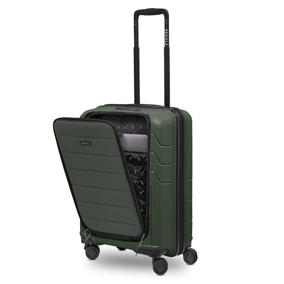 Redolz Essentials 17 : valise cabine à 4 roues, 55 cm, avec compartiment souple pour ordinateur portable