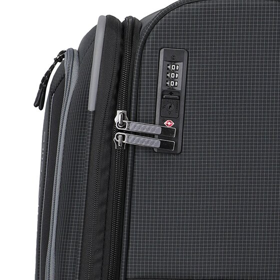 Travelite Corsiica 4 roulettes Trolley L 77 cm avec soufflet d'extension
