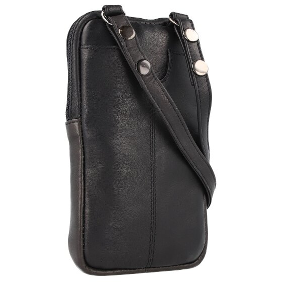 Greenland Nature Black Nappa Pochette pour téléphone portable Cuir 11.5 cm