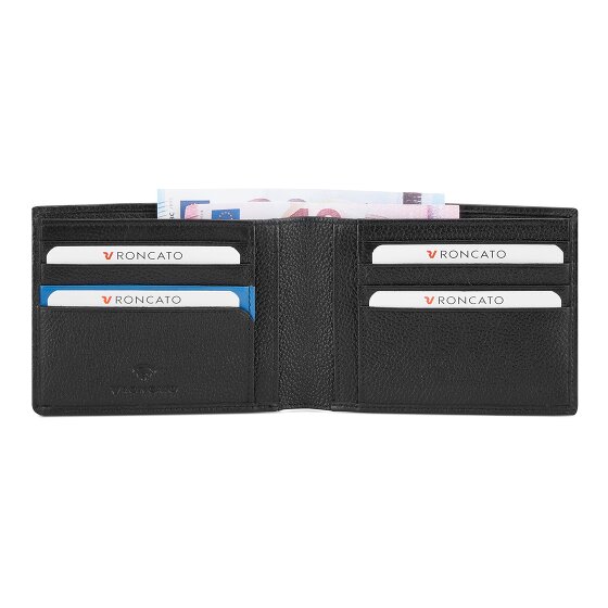 Roncato Trial DLX Porte-monnaie Protection RFID Cuir 12.5 cm