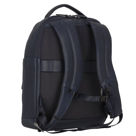 Piquadro Paavo Sac à dos professionnel Cuir 42 cm Compartiment pour ordinateur portable