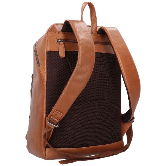 Plevier Rock Amaril Sac à dos professionnel Cuir 43 cm Compartiment pour ordinateur portable