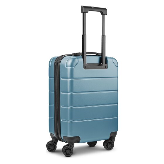 Police Dublin 4 roues Valise cabine S 54 cm Compartiment ordinateur avec soufflet d'extension