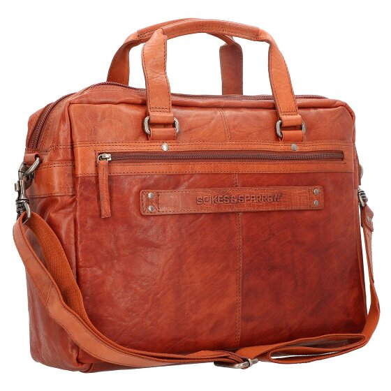 Spikes & Sparrow Porte-documents en cuir 41 cm compartiment pour ordinateur portable