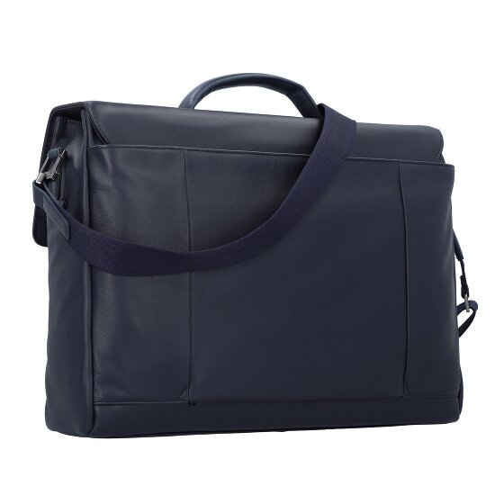 Piquadro Attaché-case Cuir véritable 42 cm Compartiment ordinateur