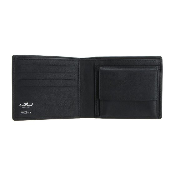 Golden Head Dublin Porte-monnaie Protection RFID Cuir véritable 10 cm
