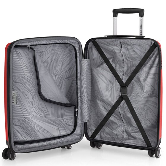 Gabol Kume 4 roulettes Set de valises 3 pièces avec soufflet d'extension