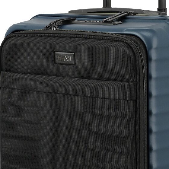 Titan Upgrade 4 roulettes Trolley de cabine 55 cm Compartiment pour ordinateur portable