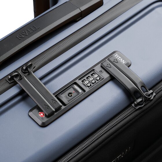 Titan Upgrade 4 roulettes Trolley de cabine 55 cm Compartiment pour ordinateur portable