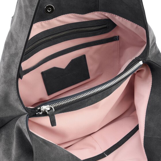 LES VISIONNAIRES Paz Essential Sac à bandoulière Cuir véritable 46 cm