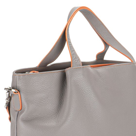 Mywalit Sac de shopper Cuir véritable 32 cm