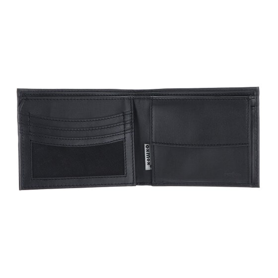 oxmox Leather Porte-monnaie Protection RFID Cuir véritable 12 cm