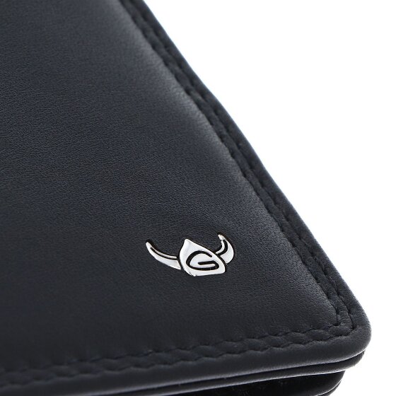 Golden Head Polo Étui pour cartes de crédit Protection RFID Cuir véritable 7.5 cm