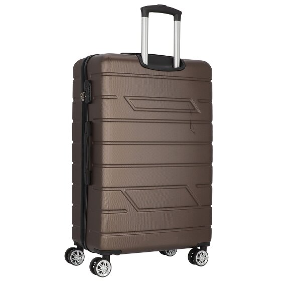 Nowi Bergamo 4 roulettes Trolley 75 cm