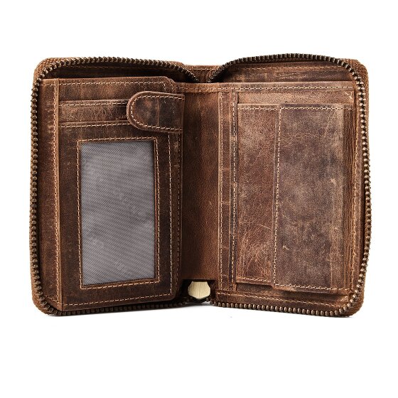 Greenburry Huntsman Porte-monnaie Protection RFID Cuir 10 cm