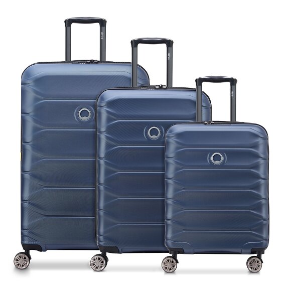 Delsey Paris Meteor 4 roulettes Set de valises 3 pièces avec soufflet d'extension