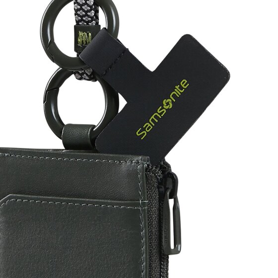 Samsonite Prismix Étui pour cartes de crédit Protection RFID Cuir véritable 6.5 cm