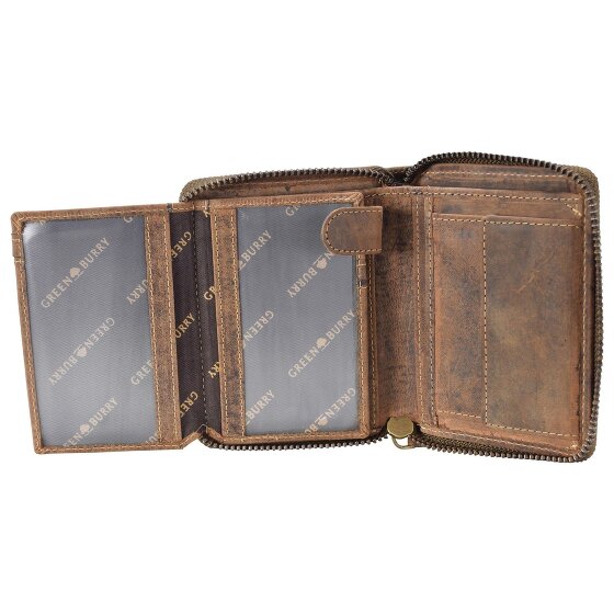 Greenburry Vintage Porte-monnaie Cuir véritable 3 cm