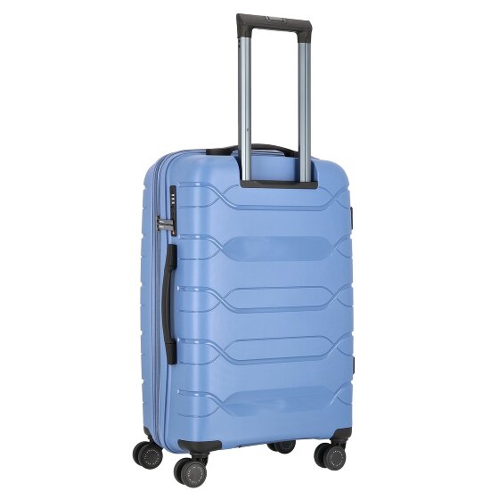Polestream Strz by Asteroid 4 roulettes Trolley M 64 cm avec soufflet d'extension