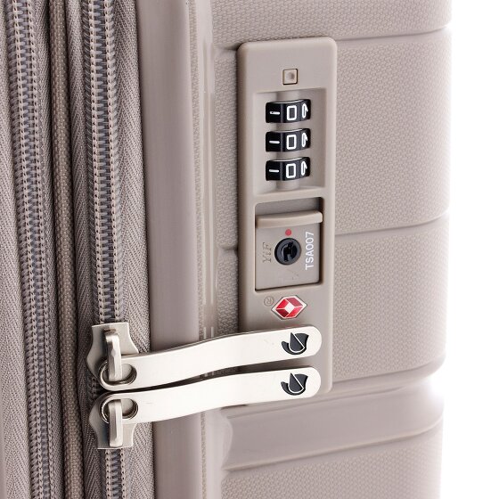 Gladiator 3800 4 roulettes Trolley de cabine 55 cm avec soufflet d'extension