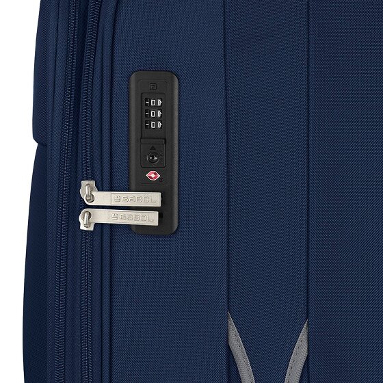 Gabol Zambia 4 roulettes Set de valises 3 pièces avec soufflet d'extension