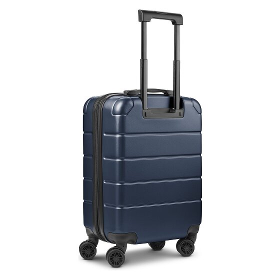 Police Dublin 4 roues Valise cabine S 54 cm Compartiment ordinateur avec soufflet d'extension