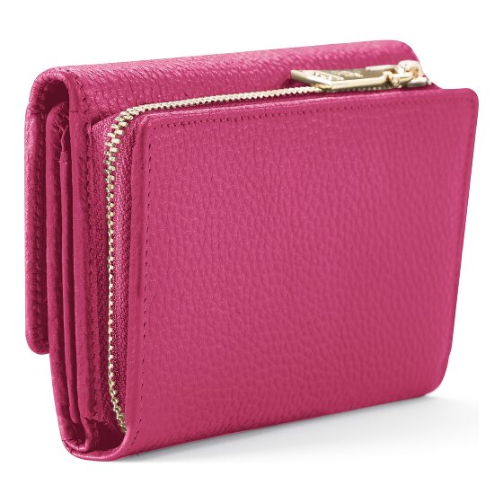 Lazarotti Porte-monnaie « Bologna » en cuir XL avec compartiment à fermeture éclair sur tout le pourtour, Cuir, 14 cm