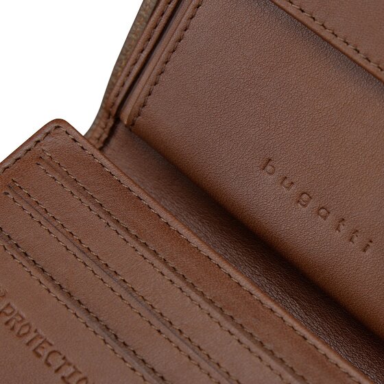 bugatti Due Porte-monnaie Protection RFID Cuir 9 cm