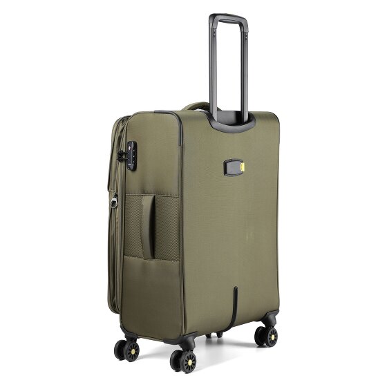 d&n Travel Line 9704 4 roulettes Trolley M 68 cm avec soufflet d'extension