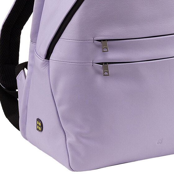 DuDu New York Daypack Cuir véritable 41 cm Compartiment ordinateur