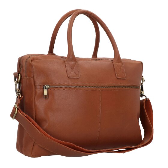 Burkely Porte-documents Vintage Taylor en cuir, 40 cm, compartiment pour ordinateur portable