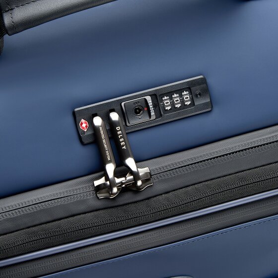 Delsey Paris Turenne Soft 4 roulettes Trolley 68 cm avec soufflet d'extension