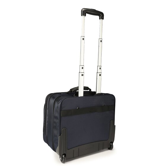 Dermata 2 roues Valise business 38 cm Compartiment ordinateur