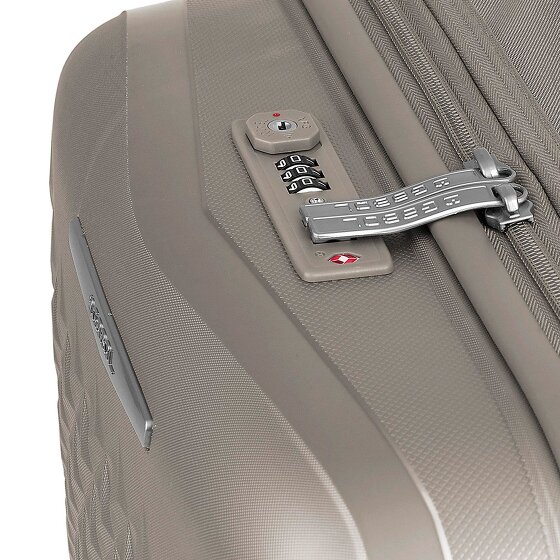 Gabol Queens 4 roulettes Trolley de cabine S 54 cm avec soufflet d'extension