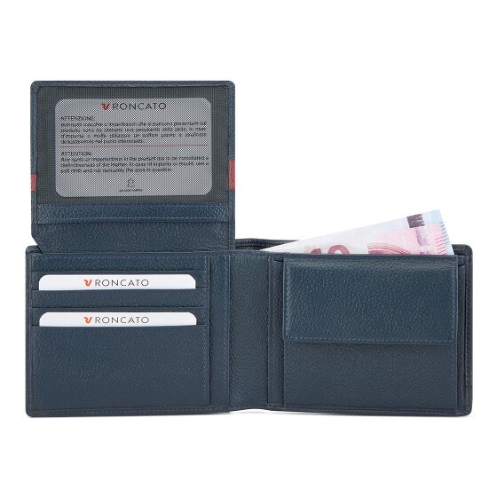 Roncato Trial DLX Porte-monnaie Protection RFID Cuir 9.5 cm