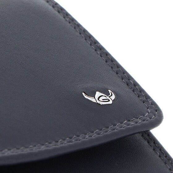 Golden Head Polo Porte-monnaie Protection RFID Cuir véritable 17.5 cm