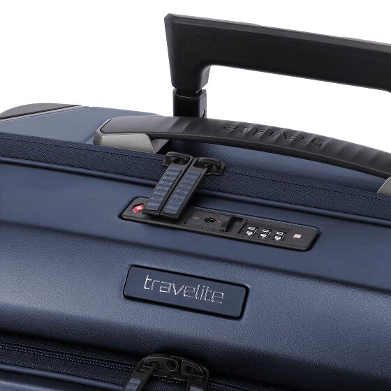 Travelite Millennium 4 roulettes Trolley de cabine 55 cm Compartiment pour ordinateur portable