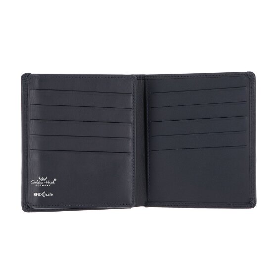 Golden Head Polo Porte-monnaie Protection RFID Cuir véritable 11 cm