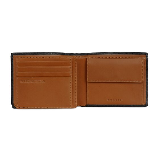 bugatti Roccia Porte-monnaie Protection RFID Cuir 12.5 cm
