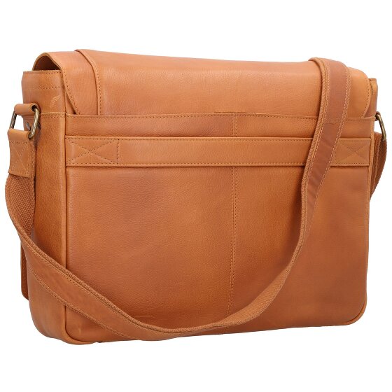 Greenland Nature Nature Messenger en cuir, 39 cm, compartiment pour ordinateur portable