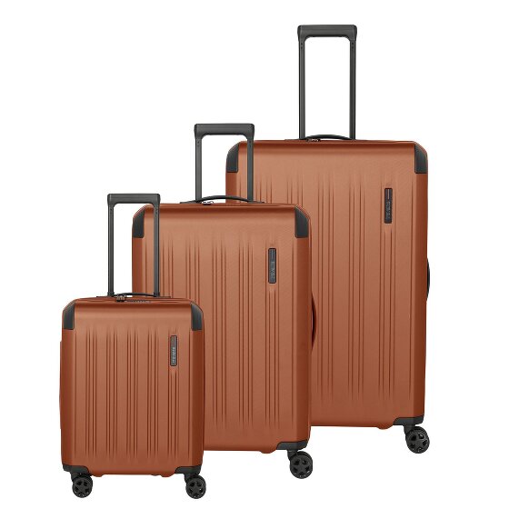Travelite Dynamiic 4 roulettes Set de valises 3 pièces avec soufflet d'extension