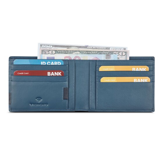 Roncato Monaco Porte-monnaie Protection RFID Cuir 11 cm