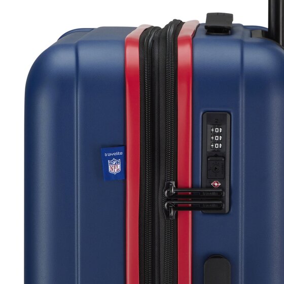 Travelite travelite x NFL 4 roues Valise cabine M 67 cm avec soufflet d'extension