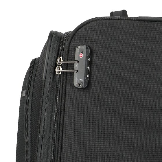 Travelite Umbria 4 roues Valise cabine L 77 cm avec soufflet d'extension