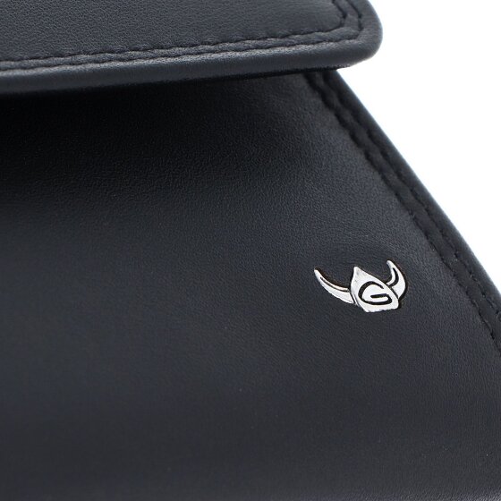 Golden Head Polo Porte-monnaie Protection RFID Cuir véritable 19.5 cm