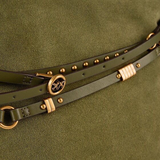 PINKO Belt Bag Big Sac à bandoulière Cuir véritable 40 cm
