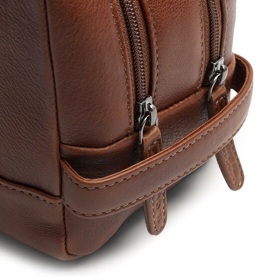 The Chesterfield Brand Montelaro Trousse de toilette Cuir véritable 27 cm